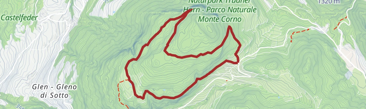 Route map: Malga Cislon